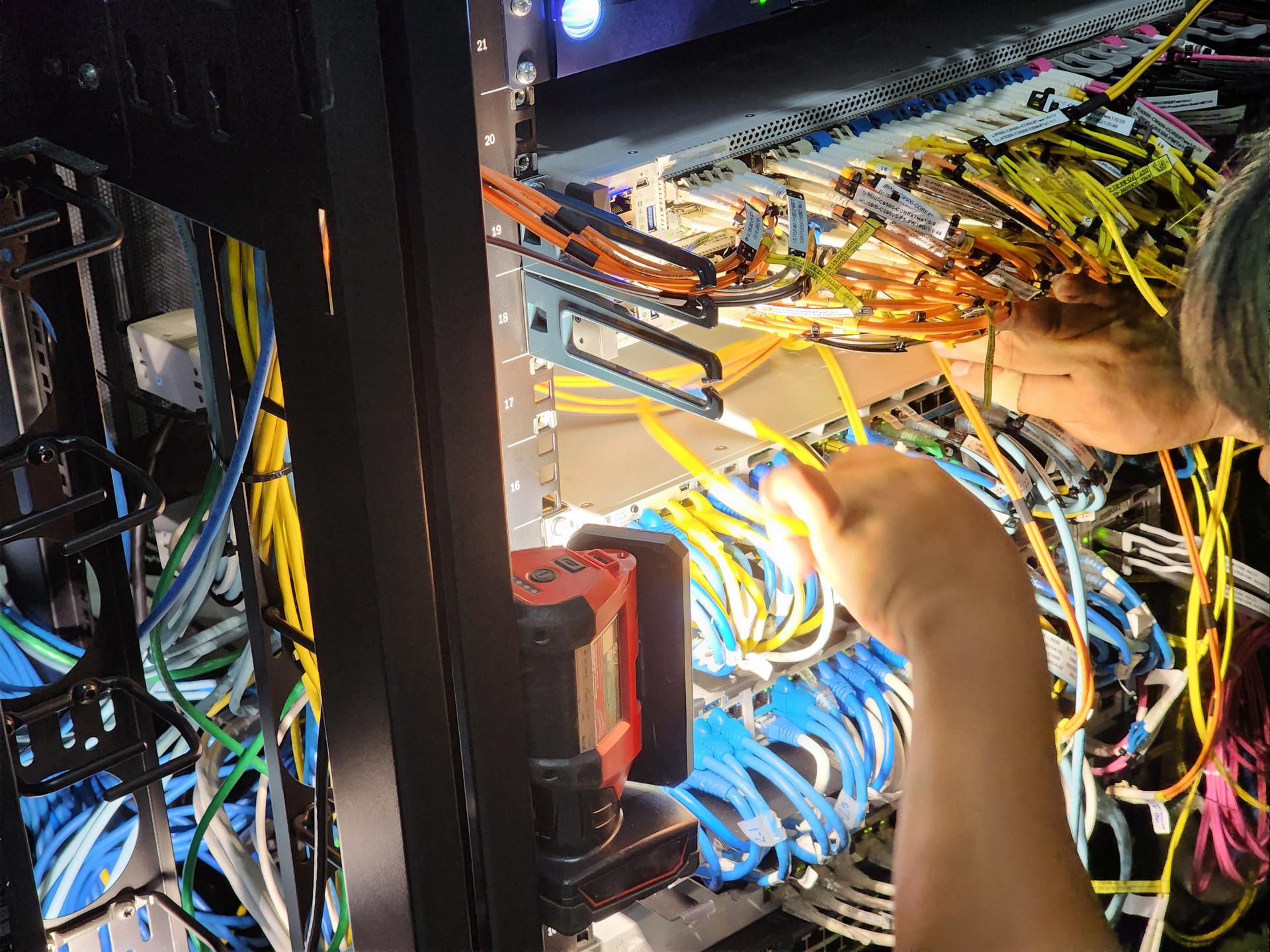 Fiber Optic Cables, Network, System, Server Room System Maintenance by Experts